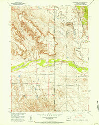 preview thumbnail of historical topo map of Niobrara County, WY in 1951