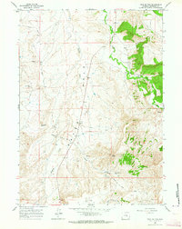 preview thumbnail of historical topo map of Natrona County, WY in 1960
