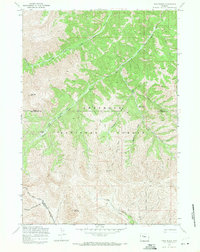 Download a high-resolution, GPS-compatible USGS topo map for Twin Peaks, WY (1971 edition)