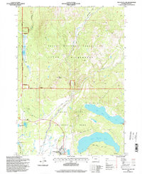 Download a high-resolution, GPS-compatible USGS topo map for Two Ocean Lake, WY (1998 edition)