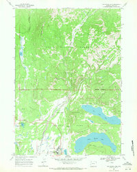 Download a high-resolution, GPS-compatible USGS topo map for Two Ocean Lake, WY (1971 edition)