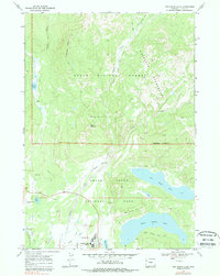 preview thumbnail of historical topo map of Teton County, WY in 1968