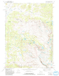 Download a high-resolution, GPS-compatible USGS topo map for Union Peak, WY (1983 edition)