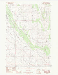 Download a high-resolution, GPS-compatible USGS topo map for Upton East, WY (1984 edition)