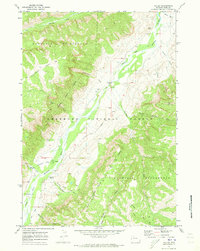 Download a high-resolution, GPS-compatible USGS topo map for Valley, WY (1973 edition)