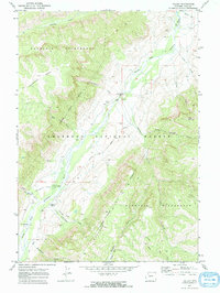 Download a high-resolution, GPS-compatible USGS topo map for Valley, WY (1973 edition)