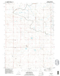 Download a high-resolution, GPS-compatible USGS topo map for Veteran, WY (1995 edition)