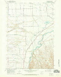 Download a high-resolution, GPS-compatible USGS topo map for Vocation, WY (1970 edition)
