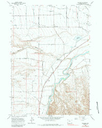 Download a high-resolution, GPS-compatible USGS topo map for Vocation, WY (1984 edition)