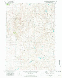 Download a high-resolution, GPS-compatible USGS topo map for Wagonhound Creek NE, WY (1981 edition)