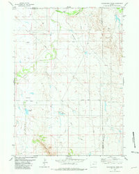 Download a high-resolution, GPS-compatible USGS topo map for Wagonhound Creek, WY (1981 edition)