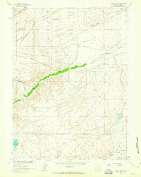 Download a high-resolution, GPS-compatible USGS topo map for Walck Ranch, WY (1963 edition)