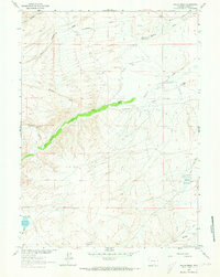 Download a high-resolution, GPS-compatible USGS topo map for Walck Ranch, WY (1973 edition)