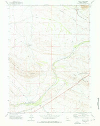 Download a high-resolution, GPS-compatible USGS topo map for Walcott, WY (1976 edition)