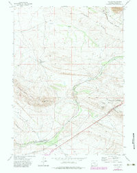 Download a high-resolution, GPS-compatible USGS topo map for Walcott, WY (1983 edition)
