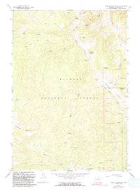 Download a high-resolution, GPS-compatible USGS topo map for Walker Mountain, WY (1992 edition)