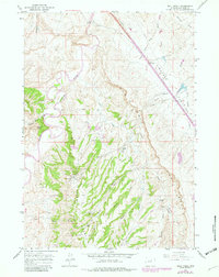 Download a high-resolution, GPS-compatible USGS topo map for Wall Creek, WY (1982 edition)