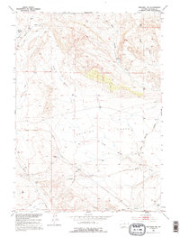 Download a high-resolution, GPS-compatible USGS topo map for Waltman NW, WY (1995 edition)