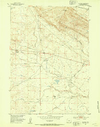 Download a high-resolution, GPS-compatible USGS topo map for Waltman, WY (1953 edition)