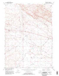 Download a high-resolution, GPS-compatible USGS topo map for Waltman, WY (1995 edition)
