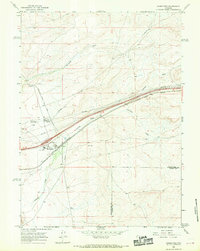 Download a high-resolution, GPS-compatible USGS topo map for Wamsutter, WY (1969 edition)