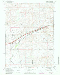 Download a high-resolution, GPS-compatible USGS topo map for Wamsutter, WY (1981 edition)