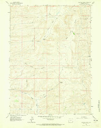 Download a high-resolution, GPS-compatible USGS topo map for Warfield Creek, WY (1965 edition)