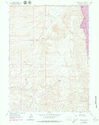 Download a high-resolution, GPS-compatible USGS topo map for Warfield Creek, WY (1979 edition)