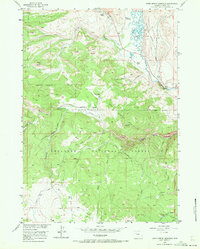 Download a high-resolution, GPS-compatible USGS topo map for Warm Spring Mountain, WY (1972 edition)