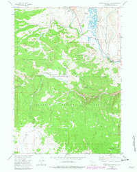Download a high-resolution, GPS-compatible USGS topo map for Warm Spring Mountain, WY (1979 edition)