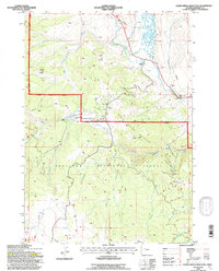 Download a high-resolution, GPS-compatible USGS topo map for Warm Spring Mountain, WY (1997 edition)