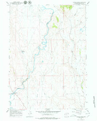 Download a high-resolution, GPS-compatible USGS topo map for Warren Bridge, WY (1980 edition)