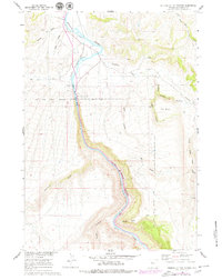 Download a high-resolution, GPS-compatible USGS topo map for Wedding Of The Waters, WY (1980 edition)