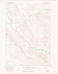 Download a high-resolution, GPS-compatible USGS topo map for Weintz Draw, WY (1978 edition)