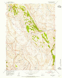 Download a high-resolution, GPS-compatible USGS topo map for Weiser Pass, WY (1955 edition)