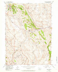 Download a high-resolution, GPS-compatible USGS topo map for Weiser Pass, WY (1964 edition)