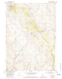 Download a high-resolution, GPS-compatible USGS topo map for Weiser Pass, WY (1983 edition)