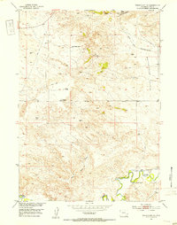 Download a high-resolution, GPS-compatible USGS topo map for Wheatland NE, WY (1953 edition)