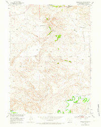 Download a high-resolution, GPS-compatible USGS topo map for Wheatland NE, WY (1973 edition)