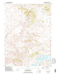 Download a high-resolution, GPS-compatible USGS topo map for Wheatland NE, WY (1995 edition)