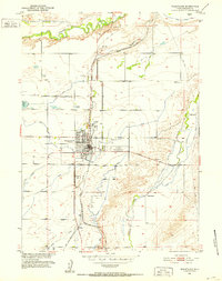Download a high-resolution, GPS-compatible USGS topo map for Wheatland, WY (1952 edition)