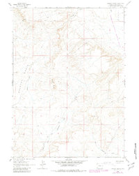 Download a high-resolution, GPS-compatible USGS topo map for Whiskey Buttes, WY (1981 edition)