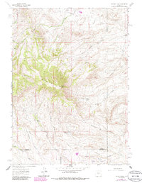 preview thumbnail of historical topo map of Fremont County, WY in 1962