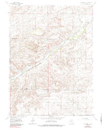 preview thumbnail of historical topo map of Platte County, WY in 1962