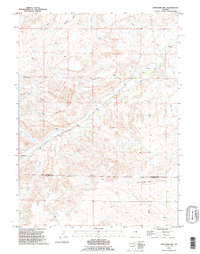 Download a high-resolution, GPS-compatible USGS topo map for Whitcomb Hill, WY (1995 edition)