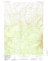 preview thumbnail of historical topo map of Carbon County, WY in 1958
