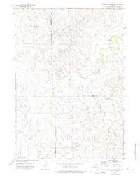 Download a high-resolution, GPS-compatible USGS topo map for Whitetail Creek NE, WY (1975 edition)