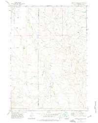 Download a high-resolution, GPS-compatible USGS topo map for Whitetail Creek SE, WY (1974 edition)