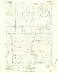 Download a high-resolution, GPS-compatible USGS topo map for Wilcox, WY (1957 edition)