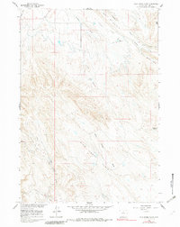 preview thumbnail of historical topo map of Big Horn County, WY in 1960